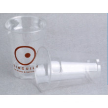Personalizado Super Cristal Pet Cup com logotipo de impressão 16 oz